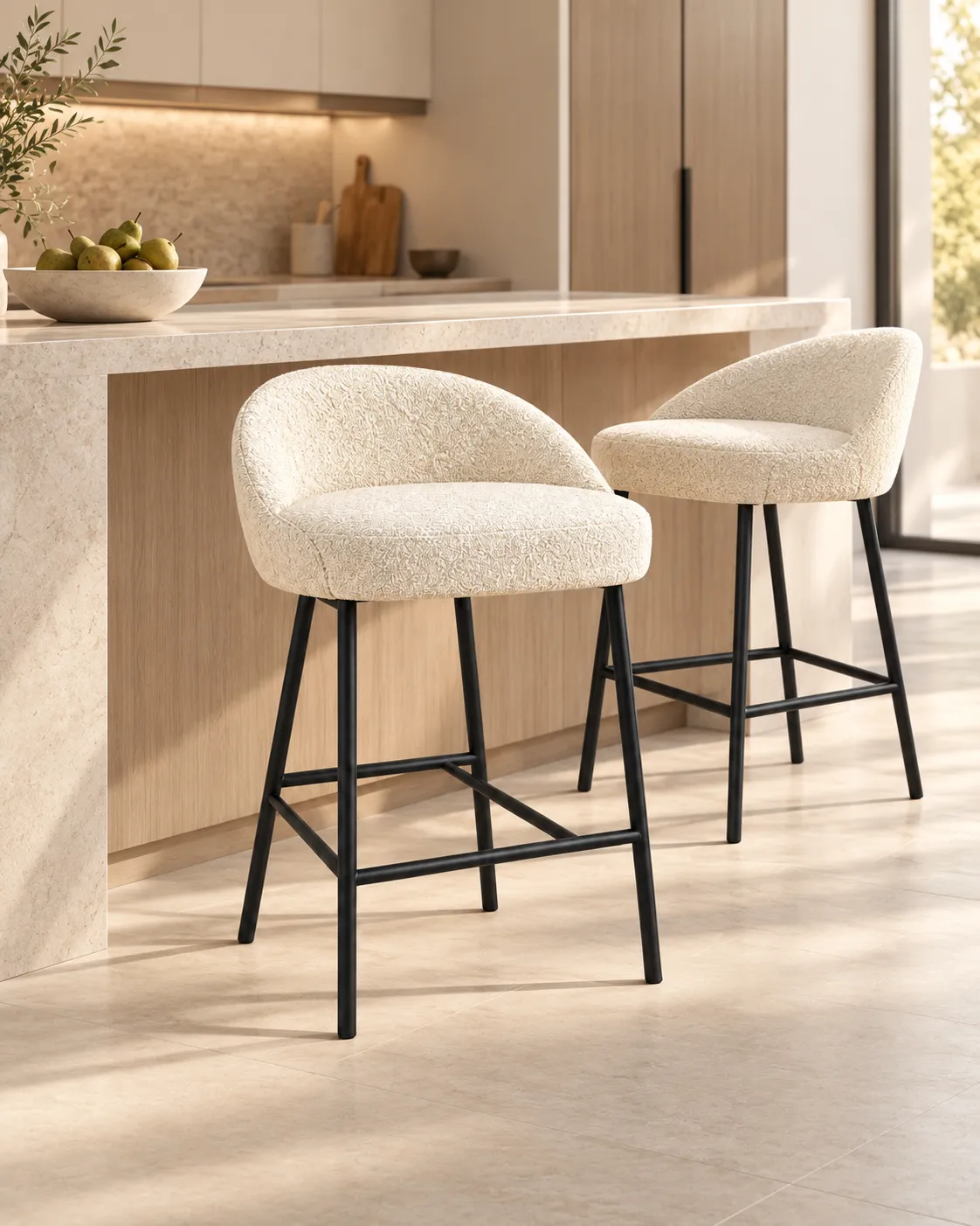 Alto Bar Stool, At a kitchen counter