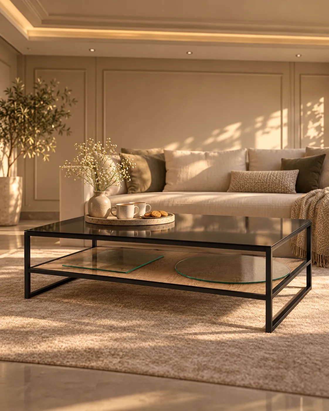 Duo Centre Table, In a TV lounge