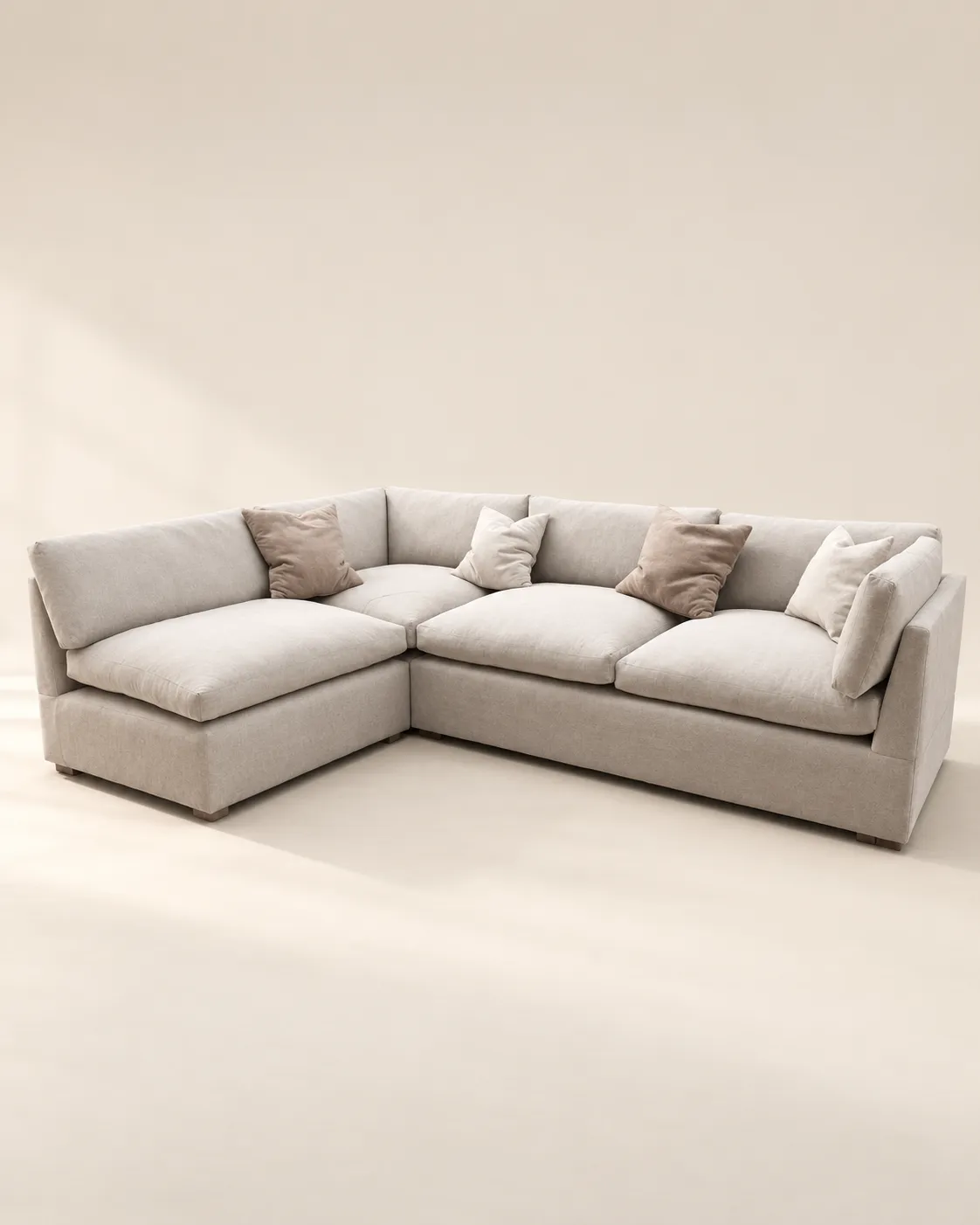 Hale Corner Sofa, Studio shot, three-quarter view