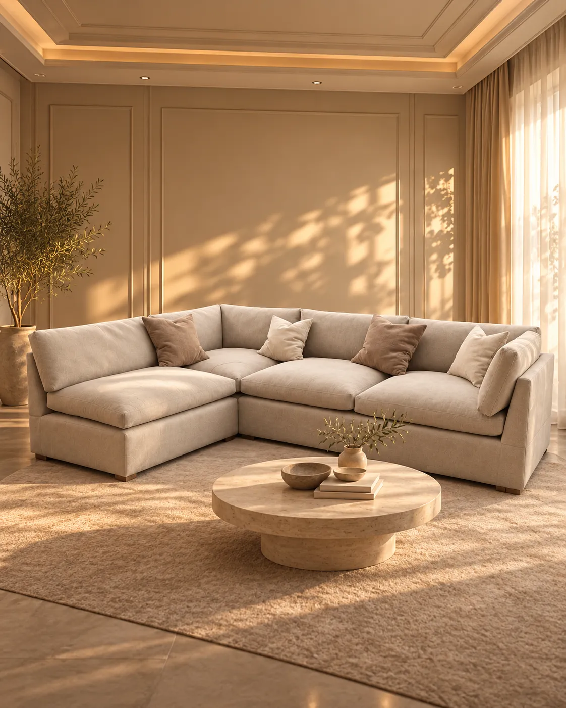 Hale Corner Sofa, In a drawing room
