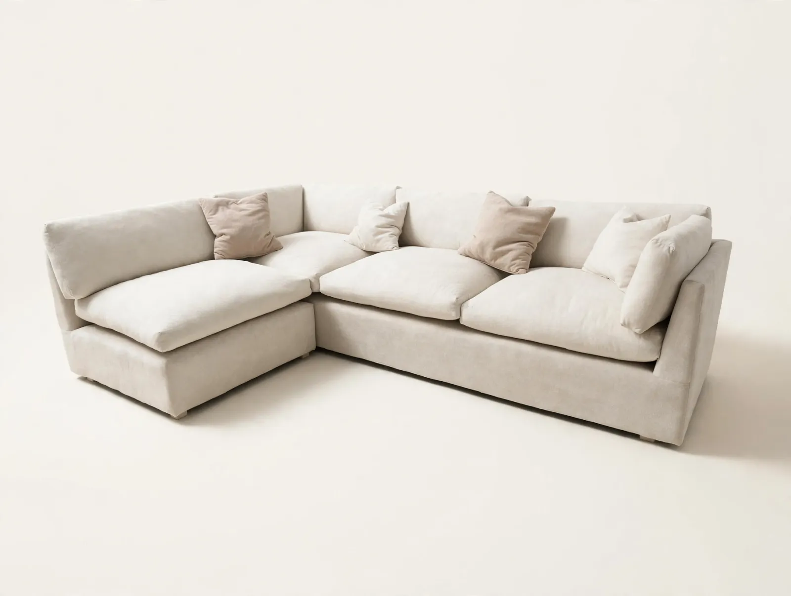 Hale Corner Sofa, Fabric and seam detail