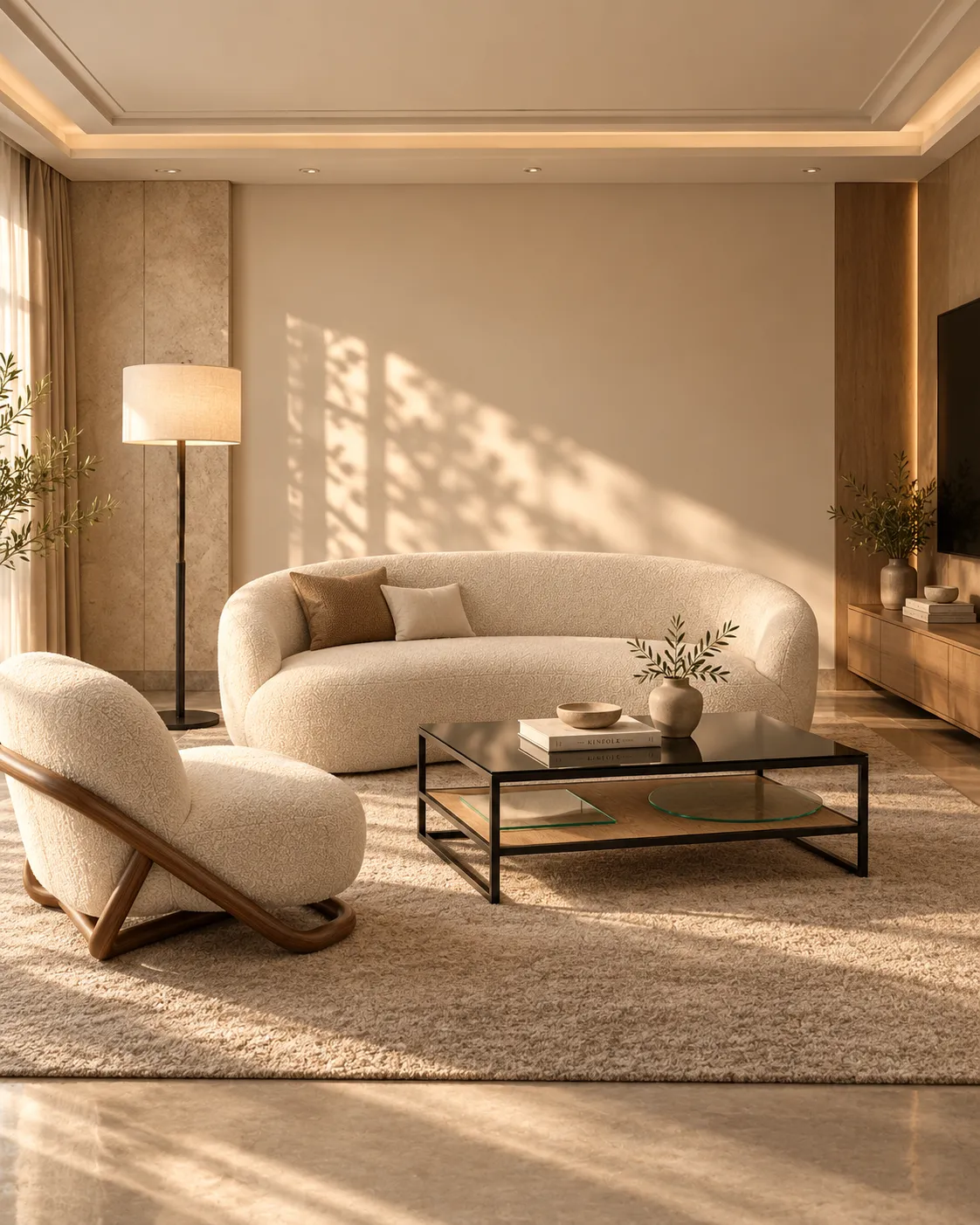 Orbe Two-Seater, Curve and fabric detail