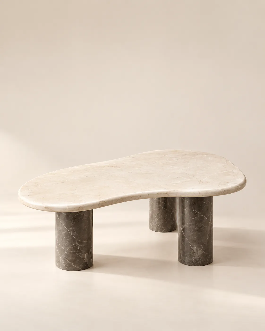 Trio Centre Table, Studio shot, three-quarter view