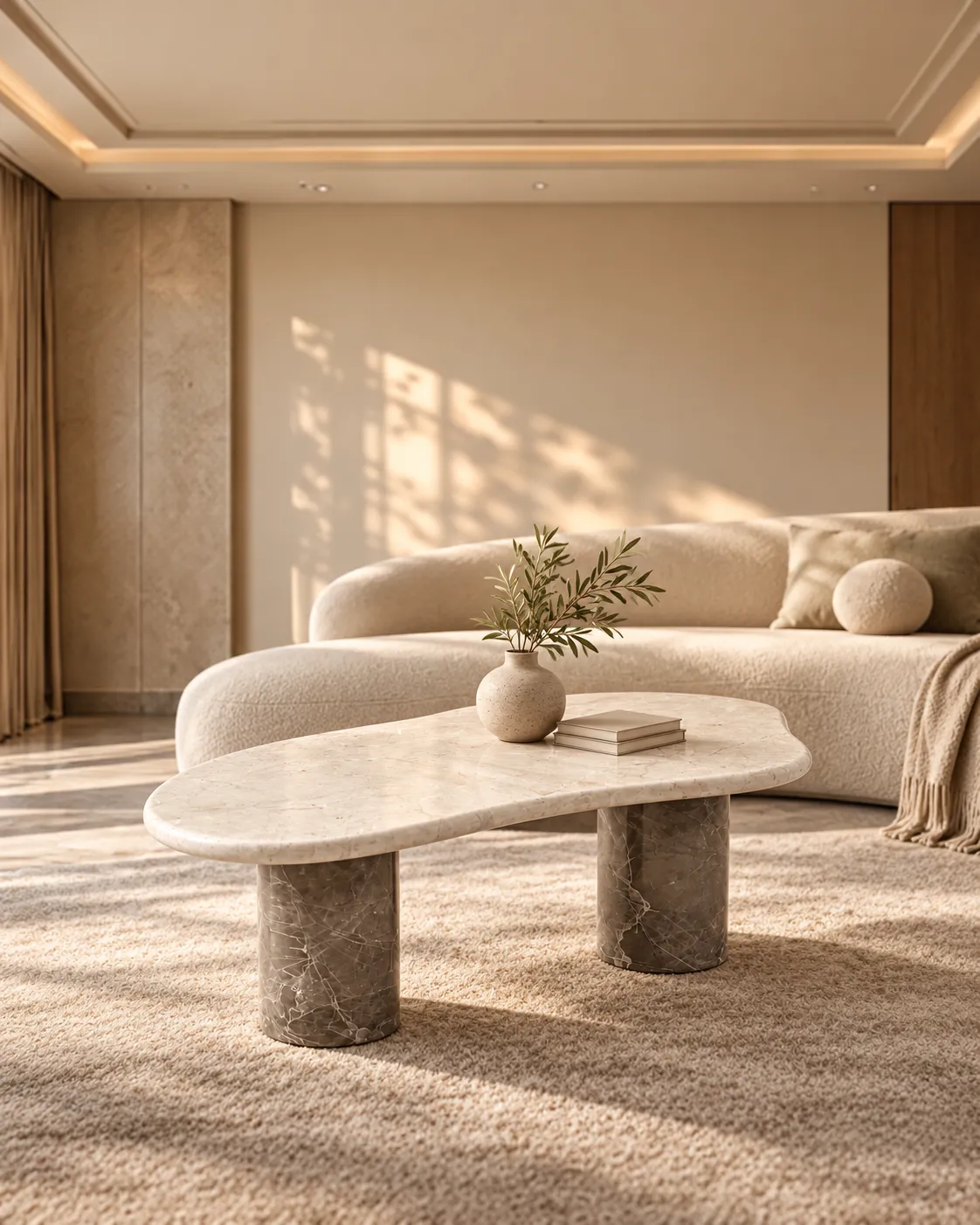 Trio Centre Table, Beside a sofa in a lounge